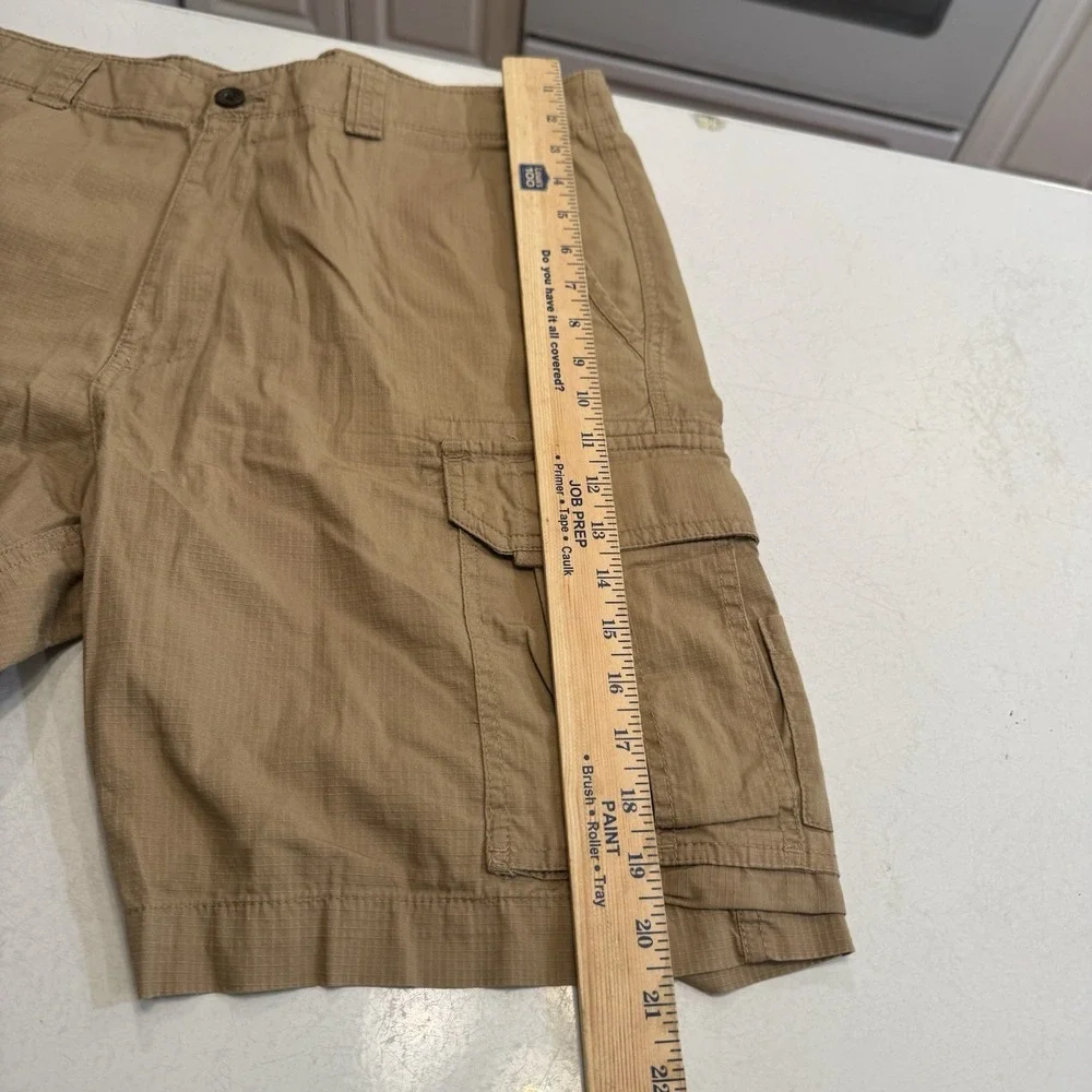 Chaps Men's‎ Beige Tan  Cargo Hiking Shorts 9